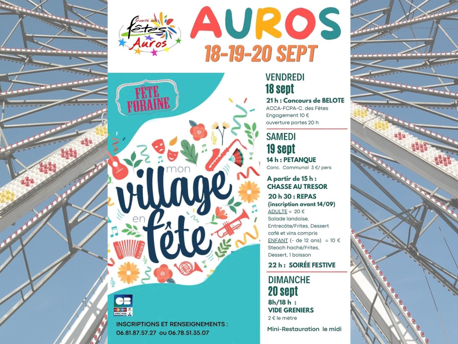 Fête du village de Auros