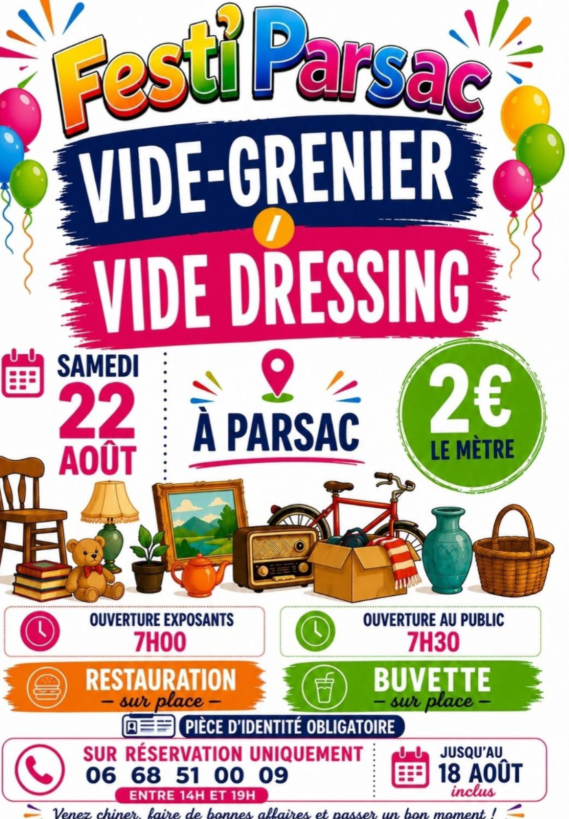 Vide grenier - Vide dressing