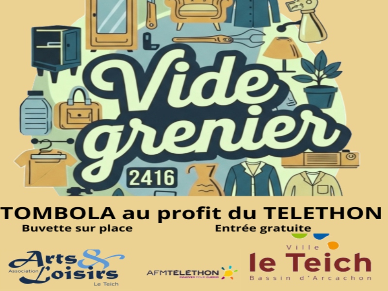 Vide Atelier au profit du Téléthon.