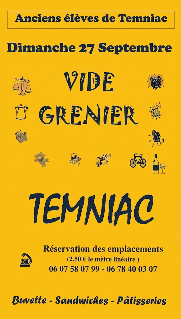 Vide-grenier à Temniac