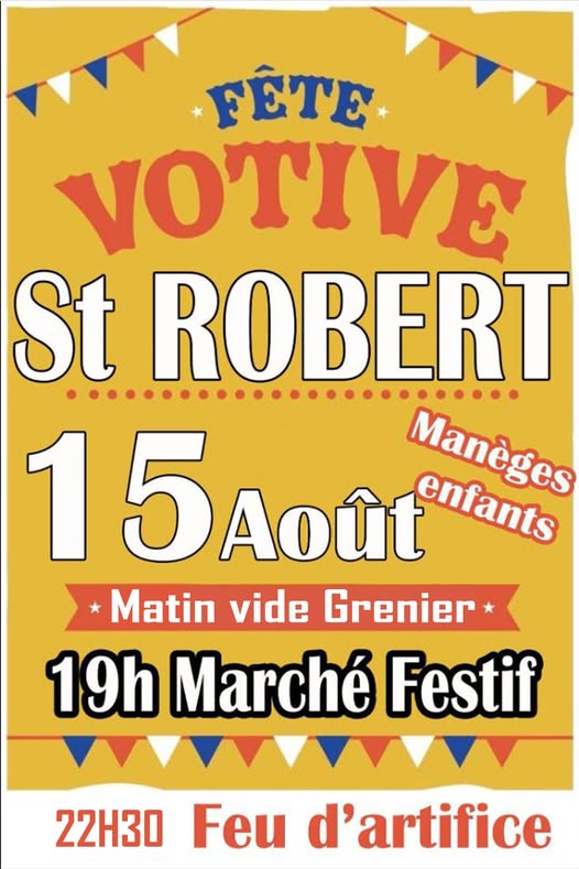 Vide grenier, marché festif et Feu d'artifice