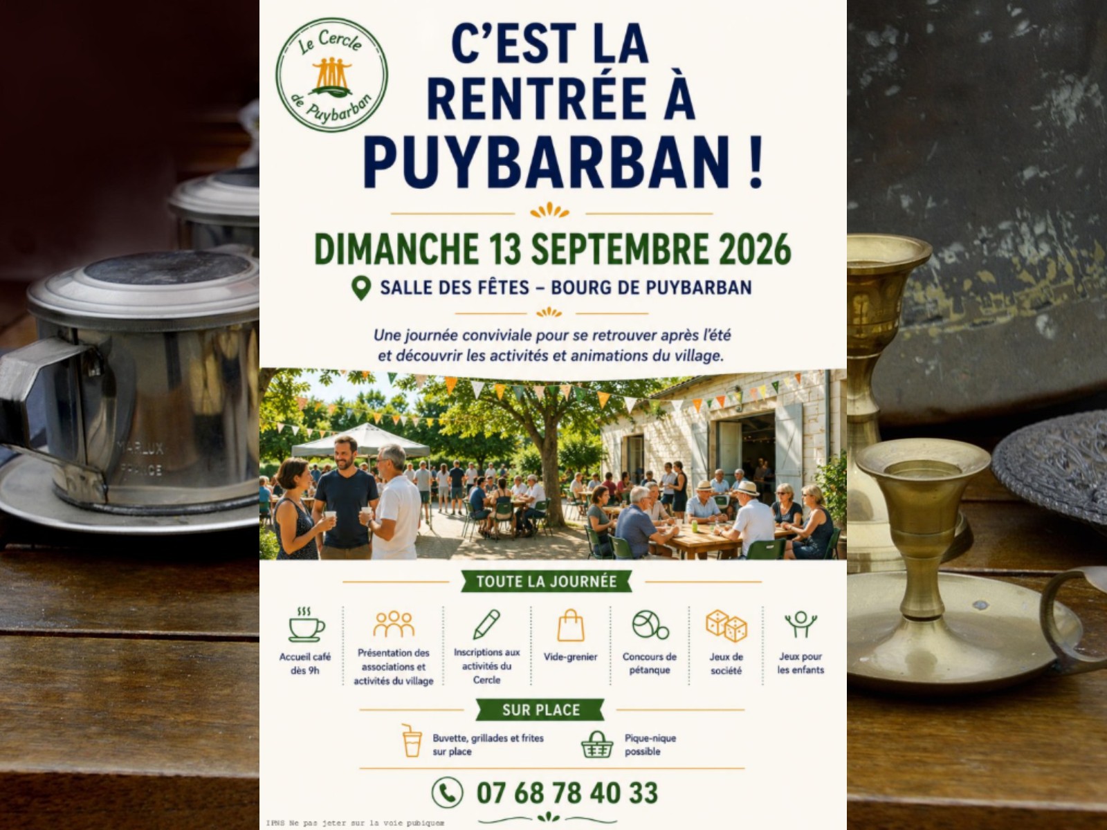 Journée de rentrée et vide-grenier à Puybarban