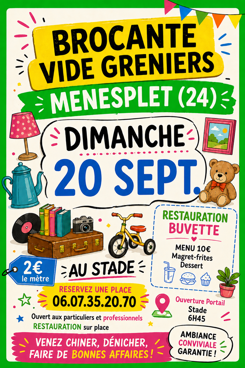 Brocante-vide-grenier du foot