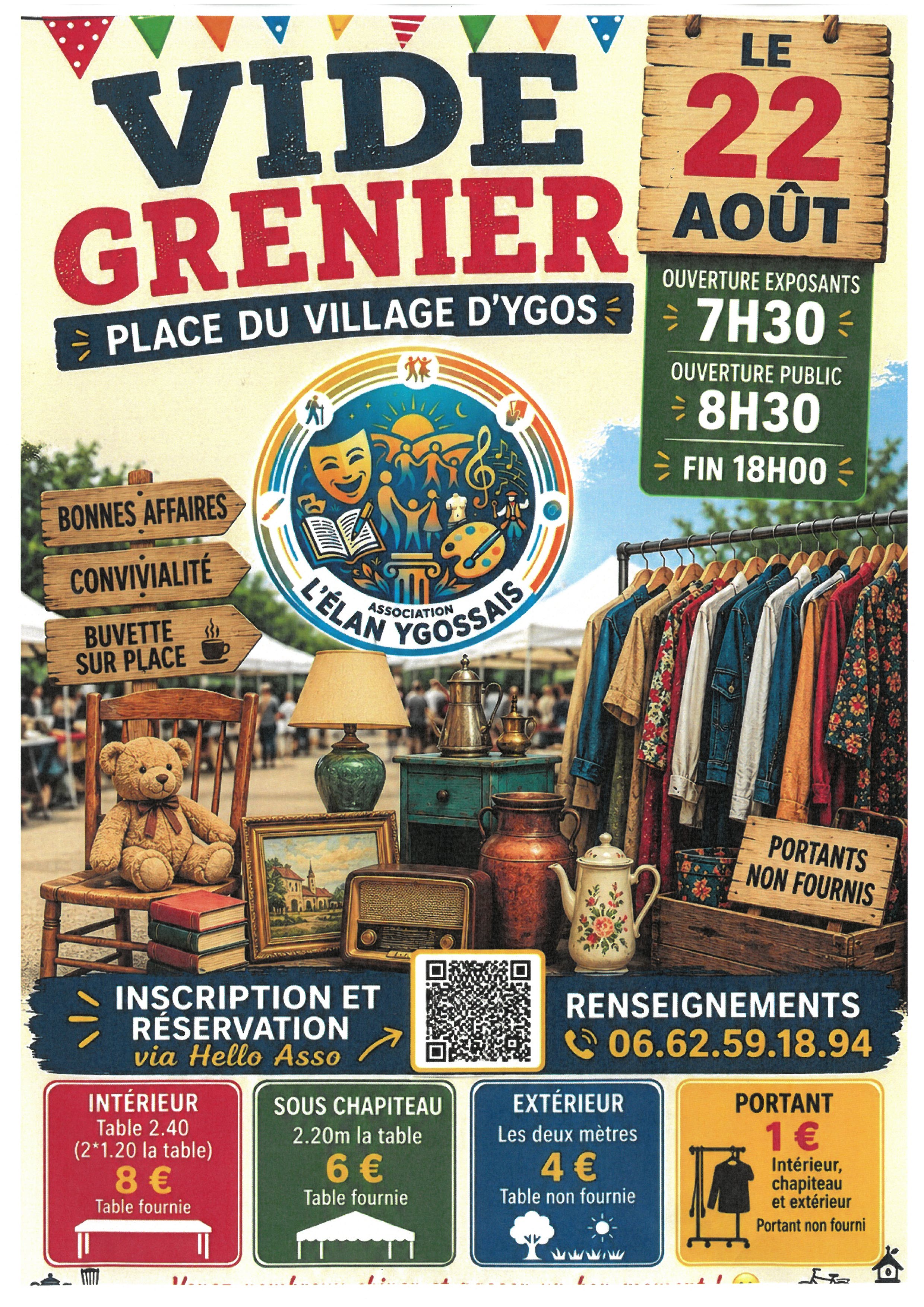 Vide Grenier - Elan Ygossais