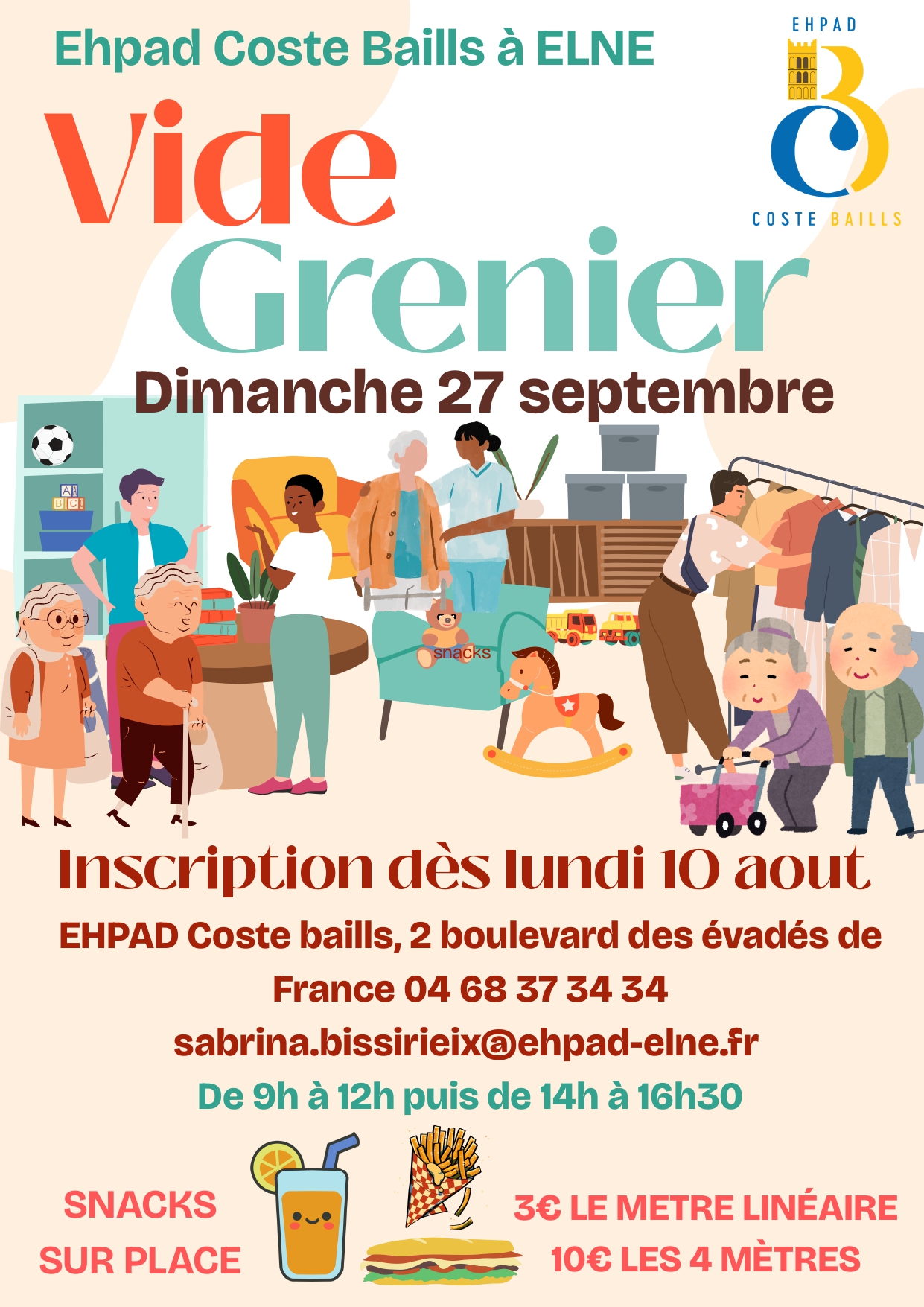 VIDE-GRENIER FAMILIAL EHPAD D'ELNE