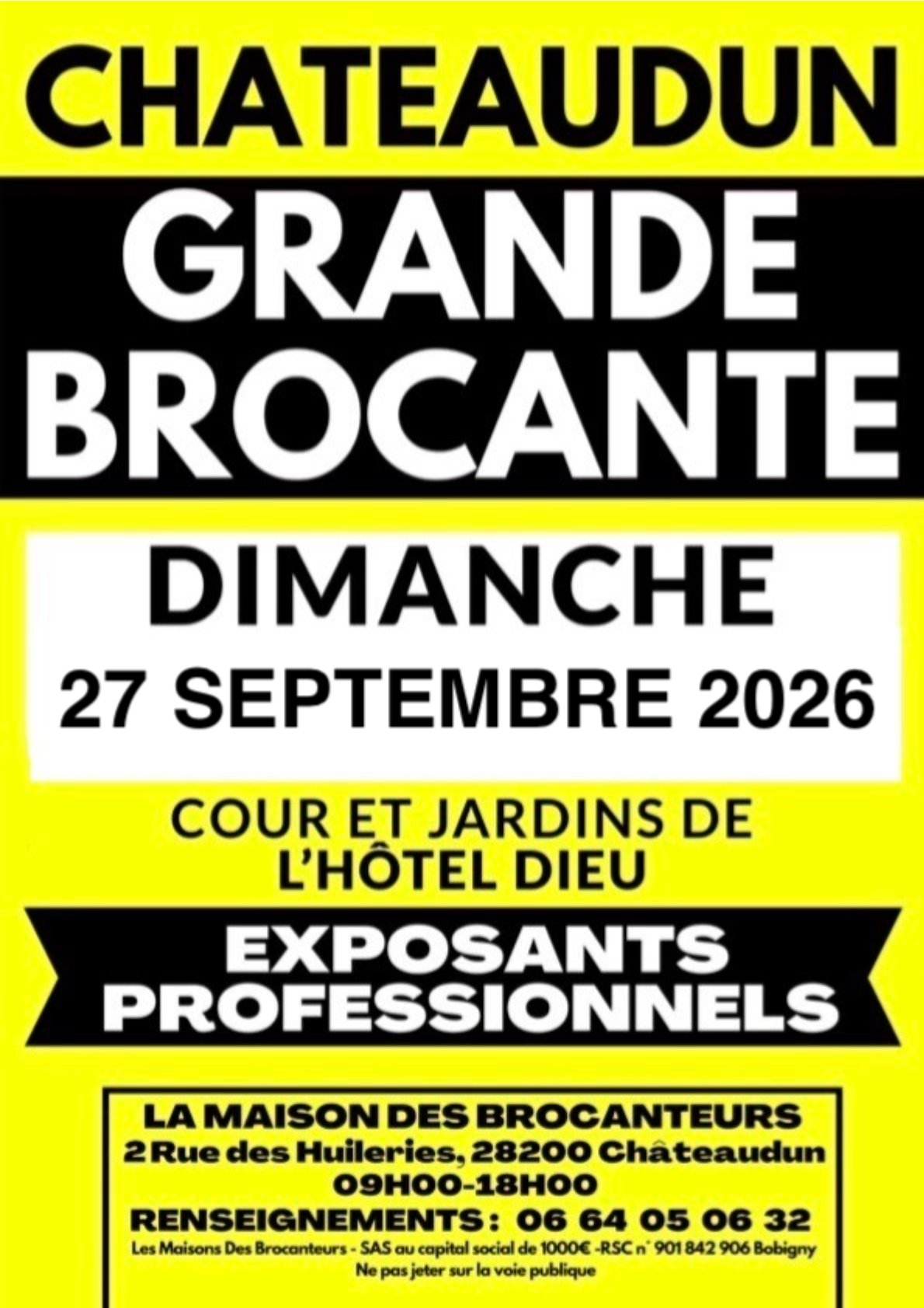 Grande Brocante de Châteaudun