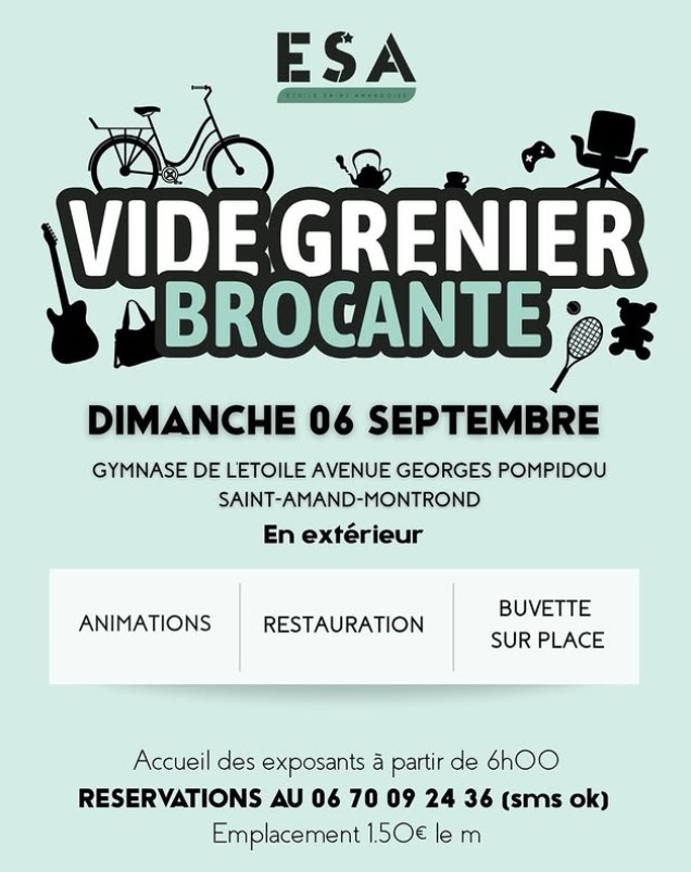 Vide-grenier - Brocante de l'Etoile Saint-Amandoise