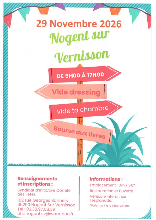 Vide ta chambre, vide dressing, bourse aux livres