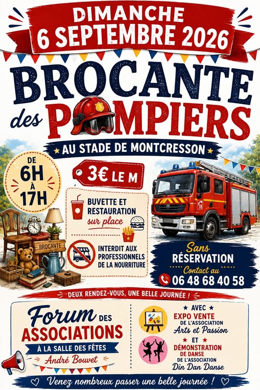 Brocante des pompiers