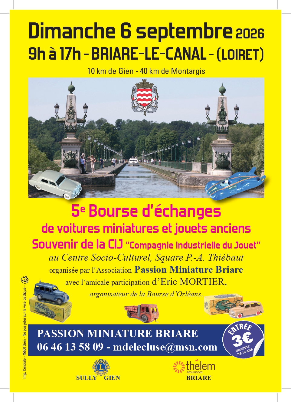 5e Bourse d'échanges de voitures miniatures et jouets anciens