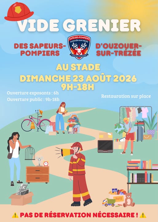Vide-grenier des sapeurs-pompiers