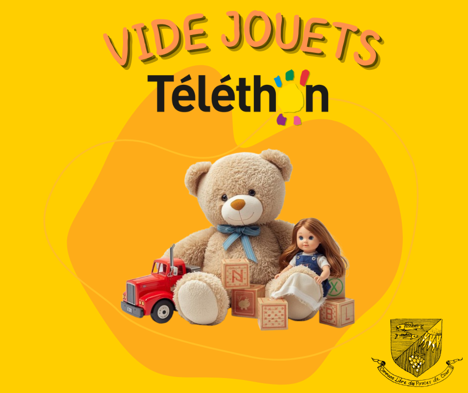 Vide jouets - Pirates de Cour - Téléthon 2026