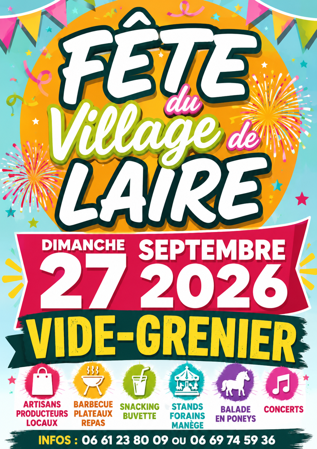 Fête du village de Laire et son traditionnel vide-grenier