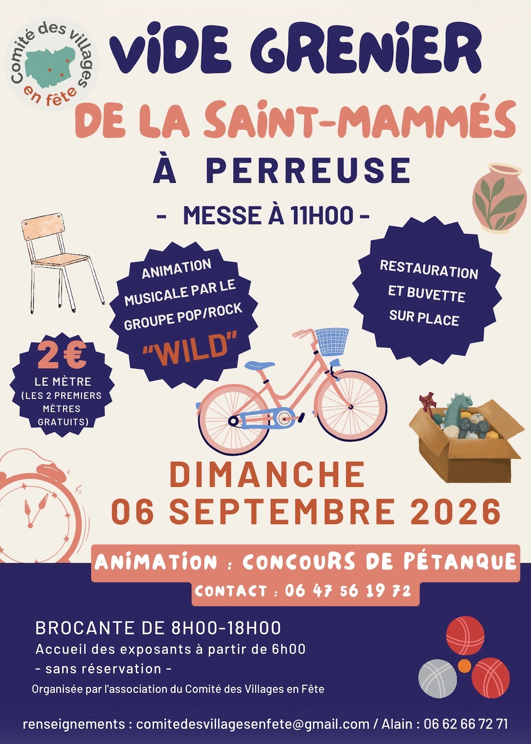 Vide-grenier de la Saint-Mammès