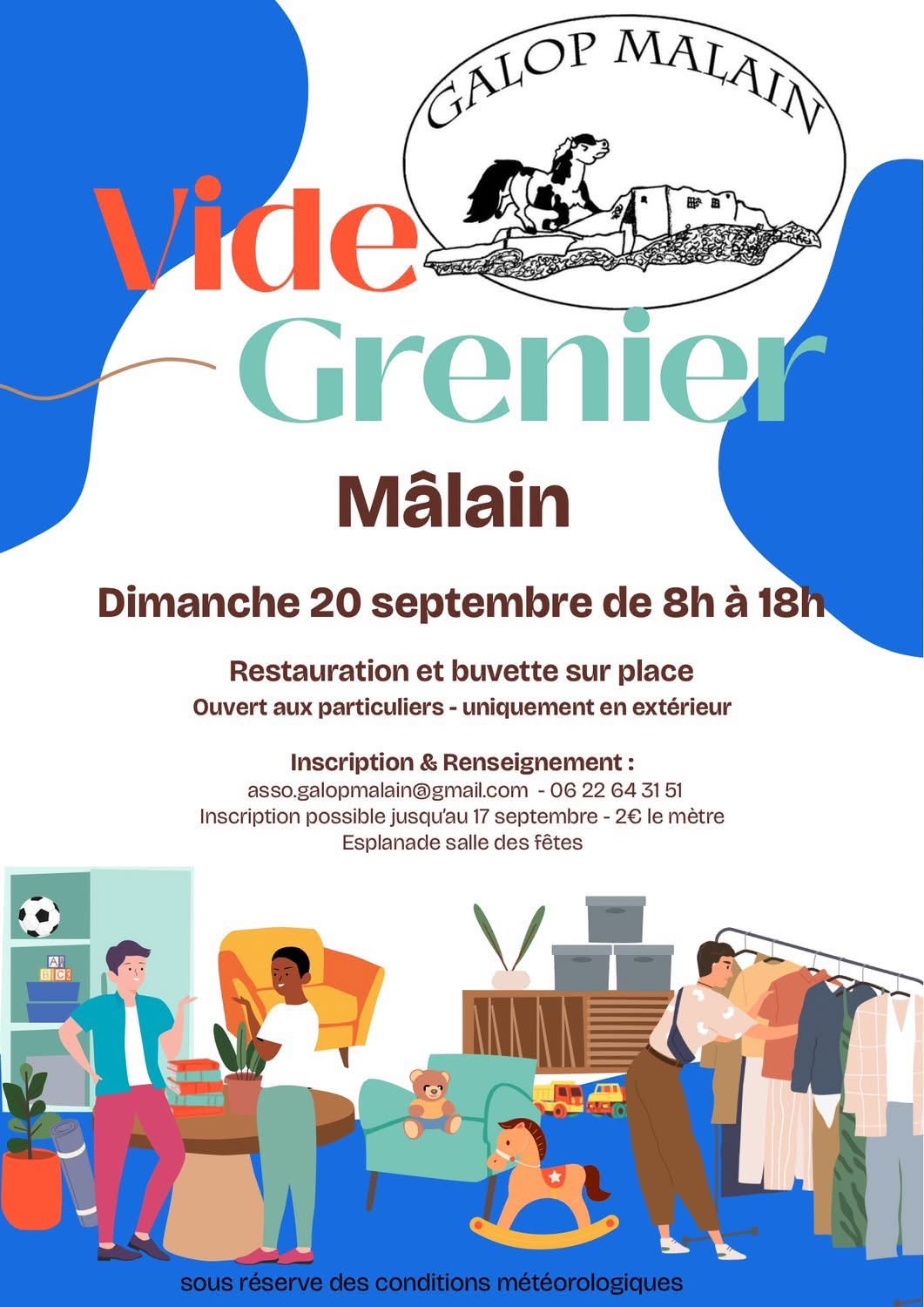 Vide grenier du Galop Malain
