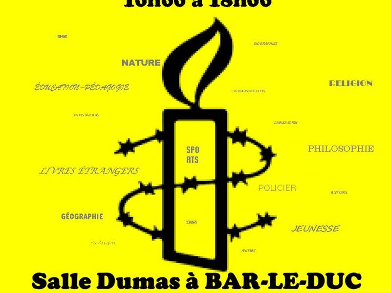 Foire aux livres en soutien à Amnesty International